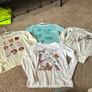 Set of 4 j crew girls tops